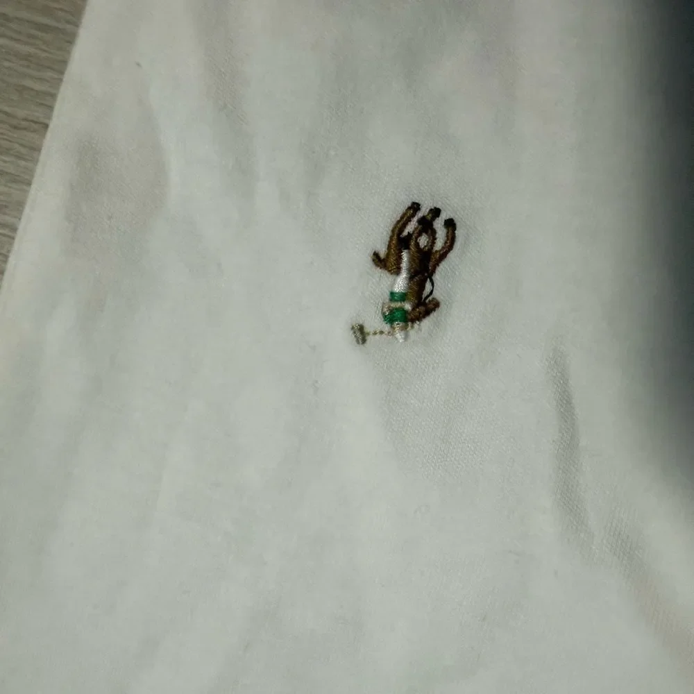 Brand new no tags Ralph Lauren White Polo with Crest Embroidery size 12 months